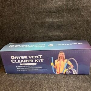 Dryer‎ Vent Cleaner Kit Must Have Tools For Homeowners Deep Clean BuildUp